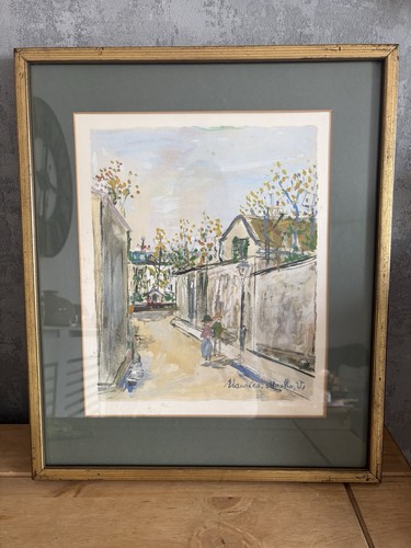 Maurice utrillo water color - maurice,