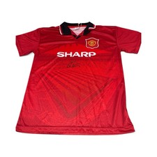 Eric Cantona Signed Manchester United Home Shirt 1995 With Coa