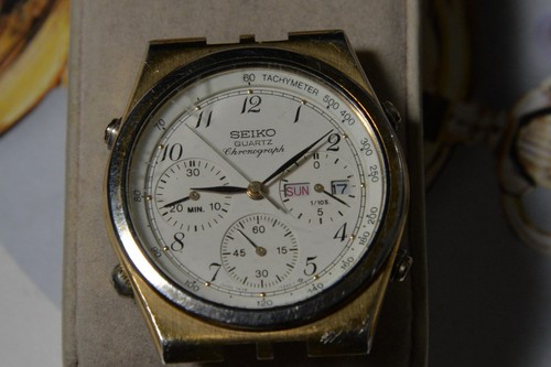 Vintage seiko 7a38 7280 quartz - vintage,