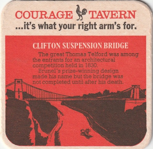 Beer mat courage brewery - mat,