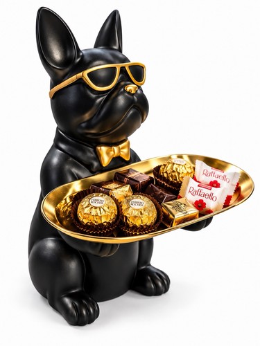 French bulldog tray - french,