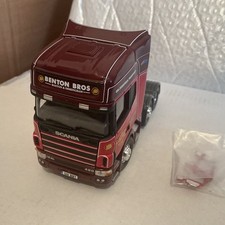 HEAVY HAULAGE CORGI SCANIA 124L 420 TRACTOR UNIT BENTON BROS BOSTON 1:50 SCALE.