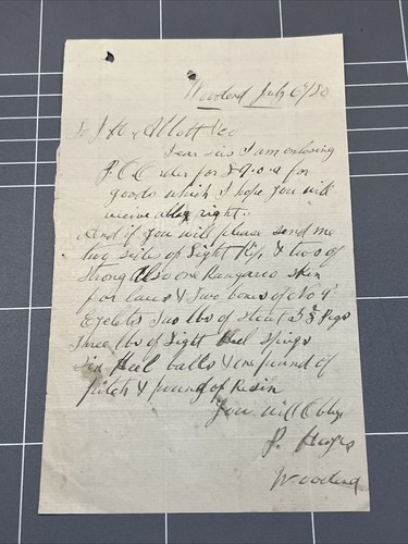 Original handwritten letter - original,