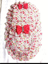 RED/PINK FLORAL COTTON DOLLS