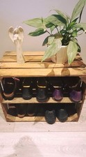 SHABBY CHIC WOODEN SHOE RACK, NEW, HANDMADE VINTAGE STYLE SHOE RACK APPLE CRATE.