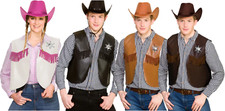 Cowboy Waistcoat Adults