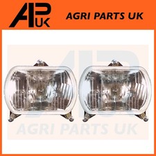 Pair Headlight Headlamp Front