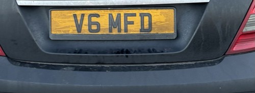 Personal car reg - reg, numbers