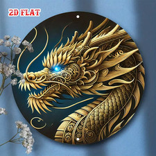 Dragon Metal Plaque Indoor &