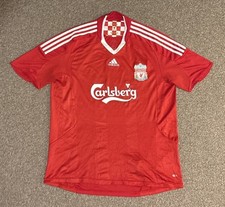 Liverpool FC 2008-10 Home Shirt, Large, Very Good Condition