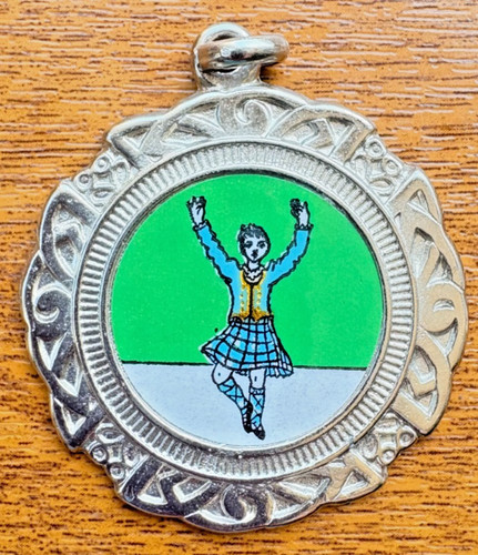 Highland dancer medal pendant - medal,