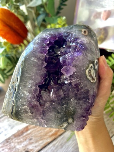 Large double sided amethyst - large, double-sided