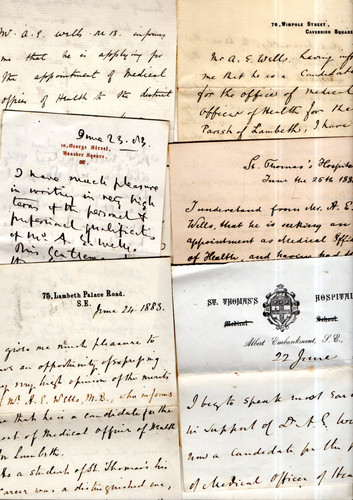 Letters thomas s - st., thomas's