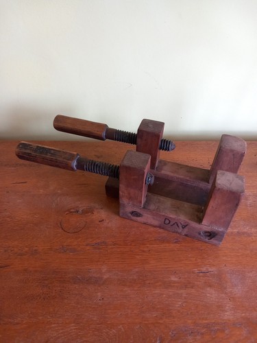 Vintage wooden clamp for - wooden,