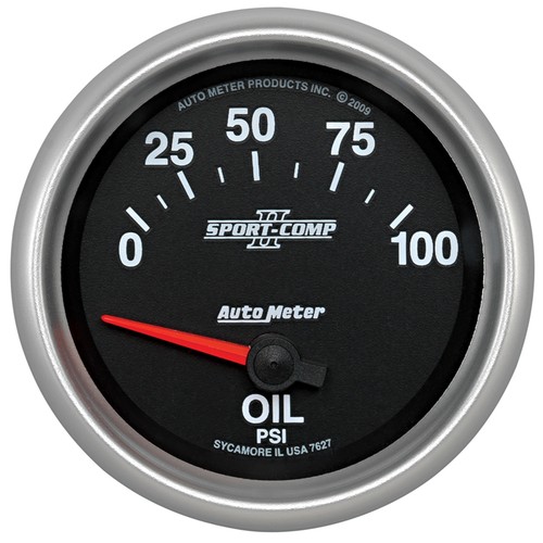Autometer oil pressure gauge - oil,