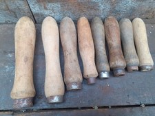 Lot of 8 wooden 4"- 6" file handles