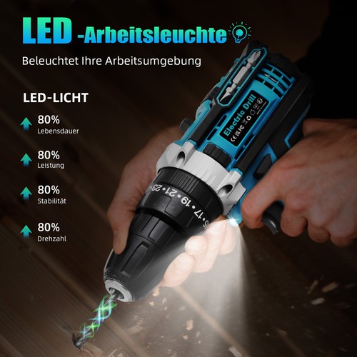 21v cordless drill combi - 21v,