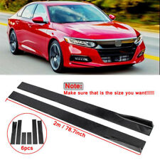 2M Side Skirt Extension Rocker Panel Splitter For Ford Fiesta ST MK5 6 Mk7 MK7.5