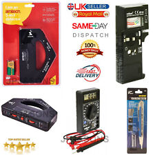 3 In 1 Detector Stud Walls Wood Ac Live Wire Cable Battery Bulb & Fuse Tester UK