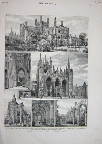 Old antique print - old,