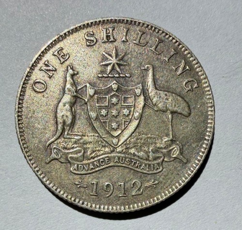 Australia shilling 1912-nice
