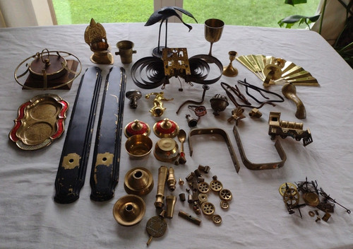 Lbs brass plus extras - 14,
