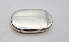 NICE UNUSUAL OPENING ANTIQUE STERLING SILVER BOX VESTA CASE LONDON 1876