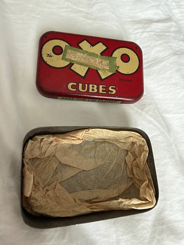 Branded tins oxo three - oxo,