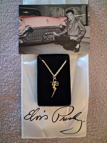 Elvis presley tcb gold - gold, plated