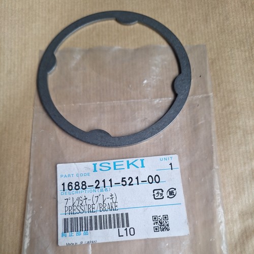 Iseki brake pressure