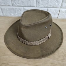 Barbour Wax Bushman Hat Green