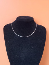 Vintage 1970s Sterling Silver  Box Chain Necklace. Italian. 925. Gift Wrapped.