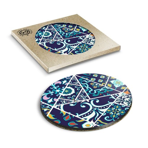 Boxed round coasters - x,