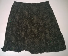 Vintage Ladies Black Floral