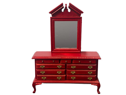 Dolls house mahogany - mahogany, queen