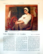 Old Girl Spinning Wheel J.D