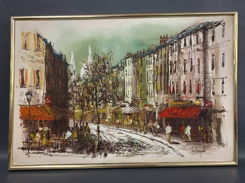 Textured original oil painting - oil,