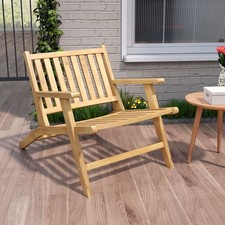 Wooden Outside Seat Mid