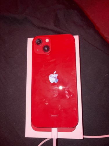 Apple iphone red 128gb - apple, 13