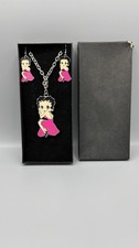 Betty Boop Long Necklace And Earring Set Please See Description Before Buying