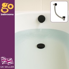 Black Overflow Bath Filler
