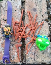 Teenage Mutant Ninja Turtles Shoes Tie Watch Weapons Accessories Job Lot TMNT