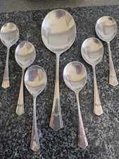 Art Deco set of 6 grecian patt
