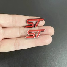 3D Metal Car Logo ST Steering