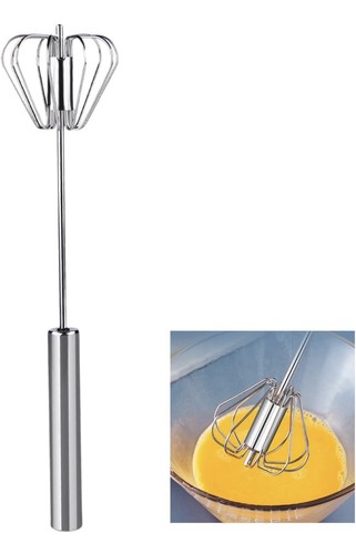 Manual whisk and milk frother - and,