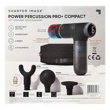 Sharper Image Percussion Pro+ Hot and Cold Compact Massager
