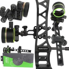 5 Pin Compound Bow Sight 0.019" Micro Adjustable 4X 6X 8X Lens Archery Hunting