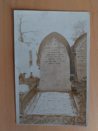 Gravestone mary jackson - mary,