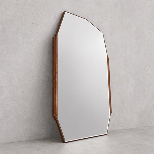 Art deco oak bevelled - deco, &