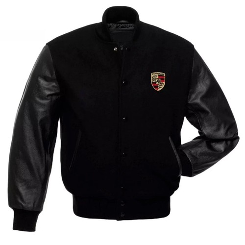 Men letterman porsche - porsche, vintage
